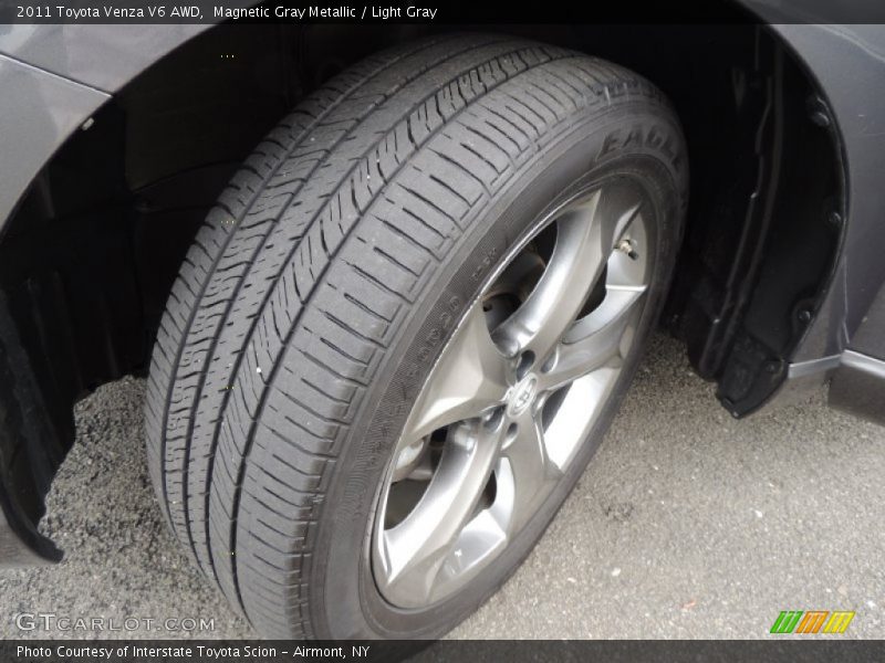 Magnetic Gray Metallic / Light Gray 2011 Toyota Venza V6 AWD
