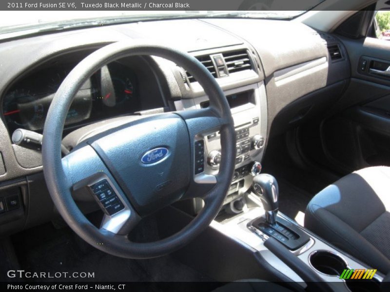 Tuxedo Black Metallic / Charcoal Black 2011 Ford Fusion SE V6