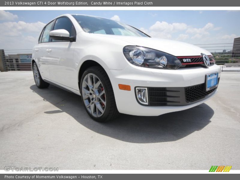 Candy White / Interlagos Plaid Cloth 2013 Volkswagen GTI 4 Door Wolfsburg Edition