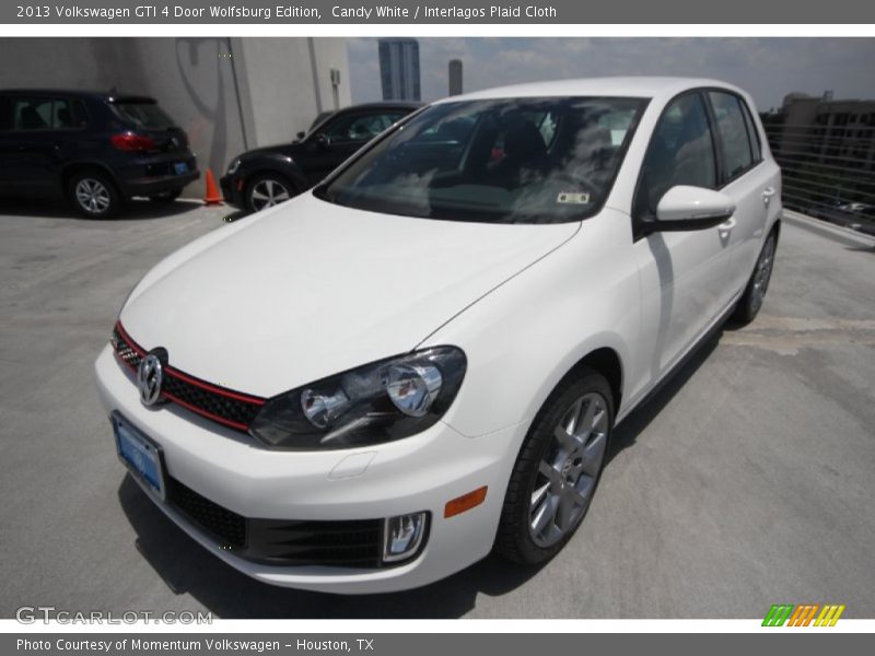 Candy White / Interlagos Plaid Cloth 2013 Volkswagen GTI 4 Door Wolfsburg Edition
