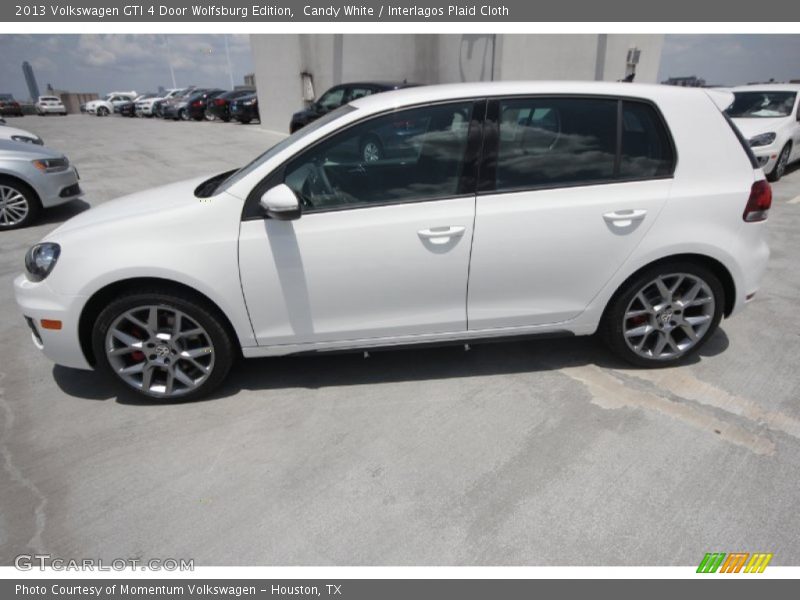 Candy White / Interlagos Plaid Cloth 2013 Volkswagen GTI 4 Door Wolfsburg Edition
