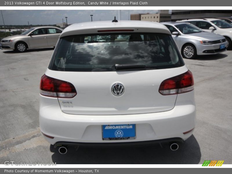 Candy White / Interlagos Plaid Cloth 2013 Volkswagen GTI 4 Door Wolfsburg Edition