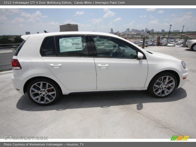 Candy White / Interlagos Plaid Cloth 2013 Volkswagen GTI 4 Door Wolfsburg Edition