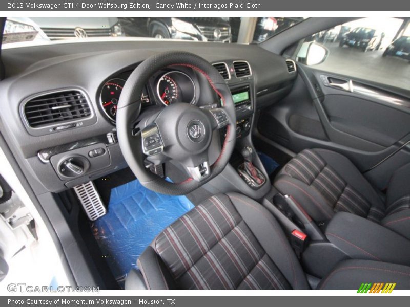Candy White / Interlagos Plaid Cloth 2013 Volkswagen GTI 4 Door Wolfsburg Edition