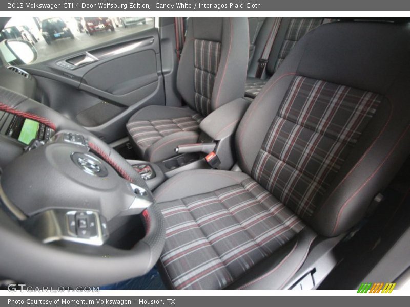 Candy White / Interlagos Plaid Cloth 2013 Volkswagen GTI 4 Door Wolfsburg Edition