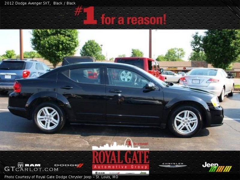Black / Black 2012 Dodge Avenger SXT