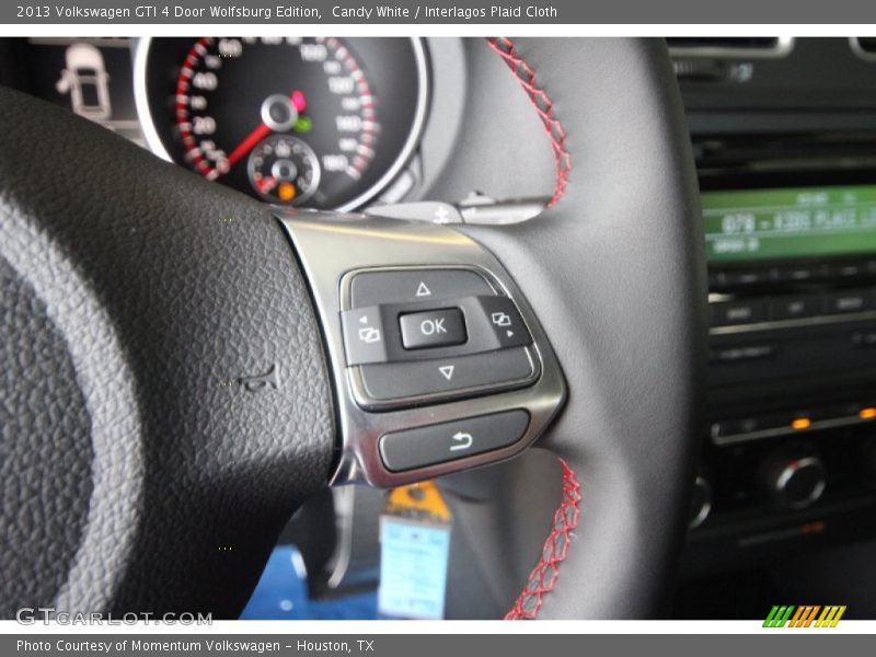 Candy White / Interlagos Plaid Cloth 2013 Volkswagen GTI 4 Door Wolfsburg Edition