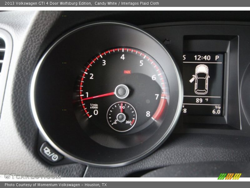Candy White / Interlagos Plaid Cloth 2013 Volkswagen GTI 4 Door Wolfsburg Edition