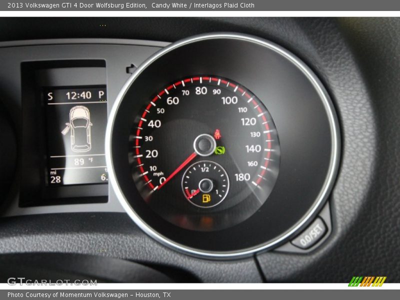 Candy White / Interlagos Plaid Cloth 2013 Volkswagen GTI 4 Door Wolfsburg Edition