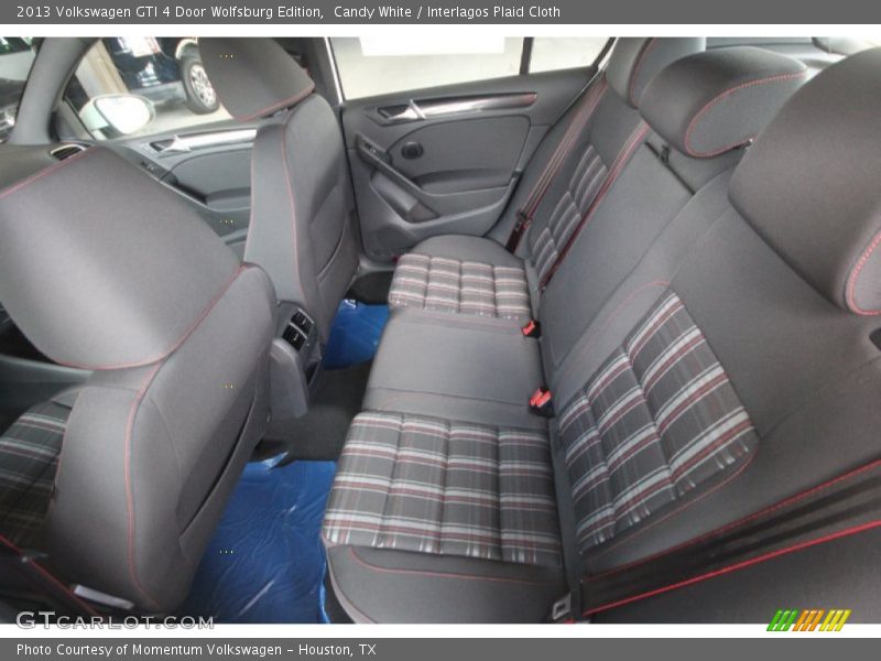Candy White / Interlagos Plaid Cloth 2013 Volkswagen GTI 4 Door Wolfsburg Edition