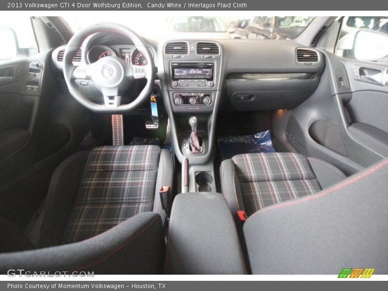 Candy White / Interlagos Plaid Cloth 2013 Volkswagen GTI 4 Door Wolfsburg Edition