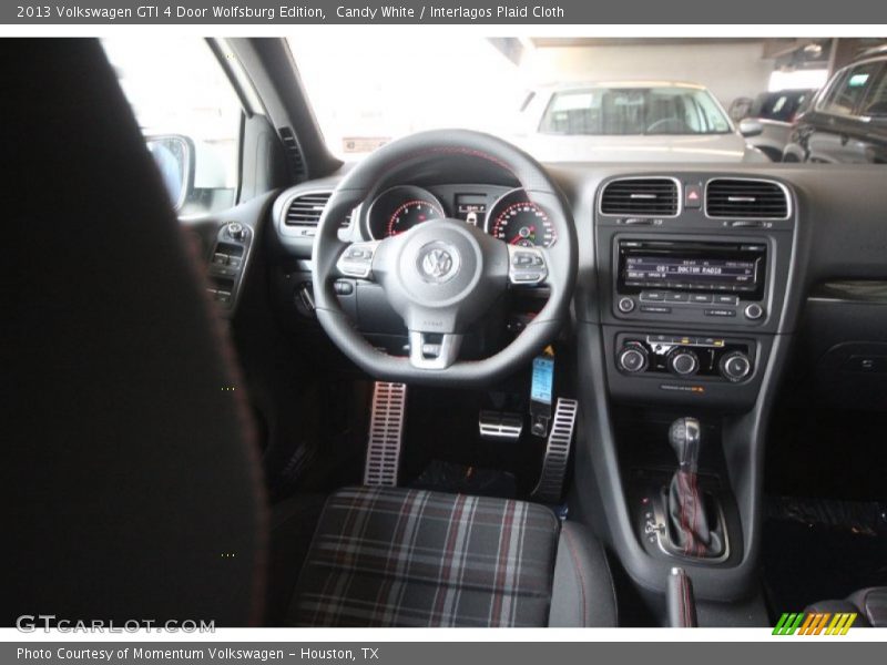 Candy White / Interlagos Plaid Cloth 2013 Volkswagen GTI 4 Door Wolfsburg Edition