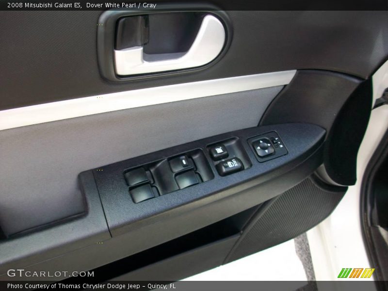 Dover White Pearl / Gray 2008 Mitsubishi Galant ES