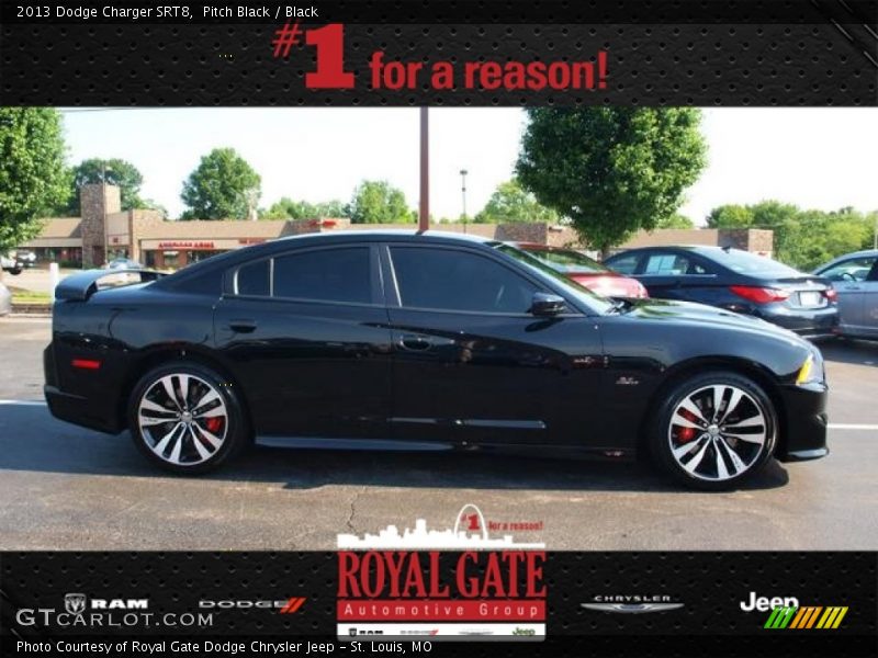 Pitch Black / Black 2013 Dodge Charger SRT8