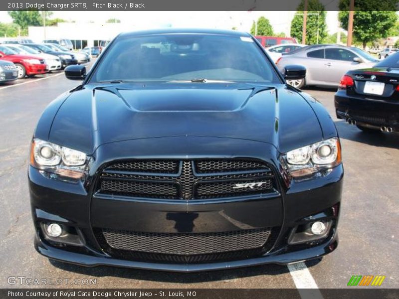 Pitch Black / Black 2013 Dodge Charger SRT8