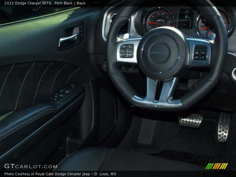 Pitch Black / Black 2013 Dodge Charger SRT8