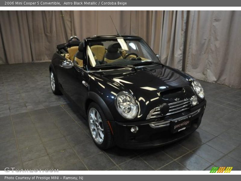 Astro Black Metallic / Cordoba Beige 2006 Mini Cooper S Convertible