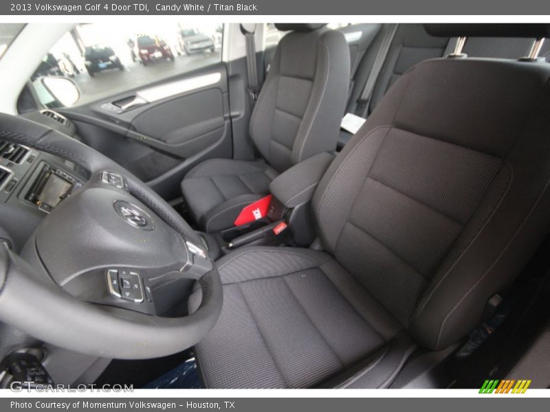 Candy White / Titan Black 2013 Volkswagen Golf 4 Door TDI