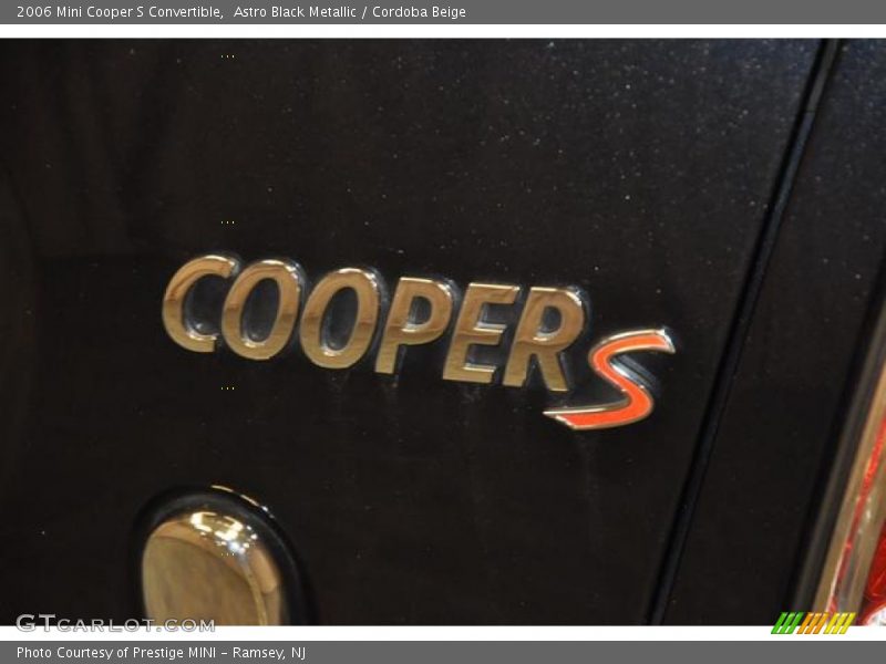 Astro Black Metallic / Cordoba Beige 2006 Mini Cooper S Convertible