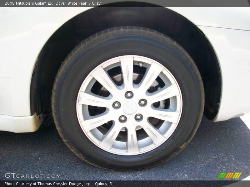 Dover White Pearl / Gray 2008 Mitsubishi Galant ES