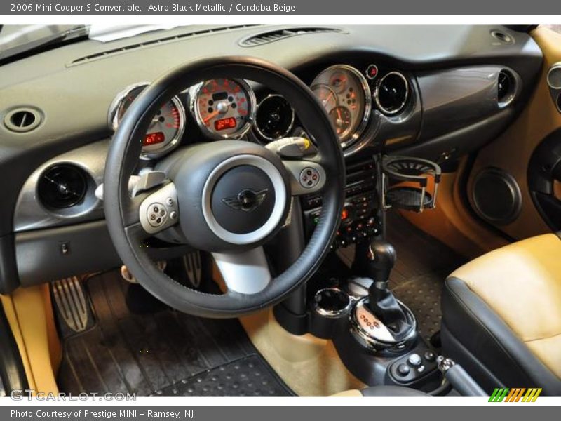 Astro Black Metallic / Cordoba Beige 2006 Mini Cooper S Convertible