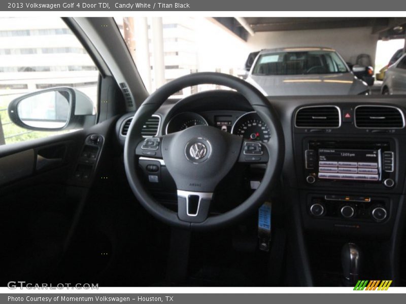 Candy White / Titan Black 2013 Volkswagen Golf 4 Door TDI