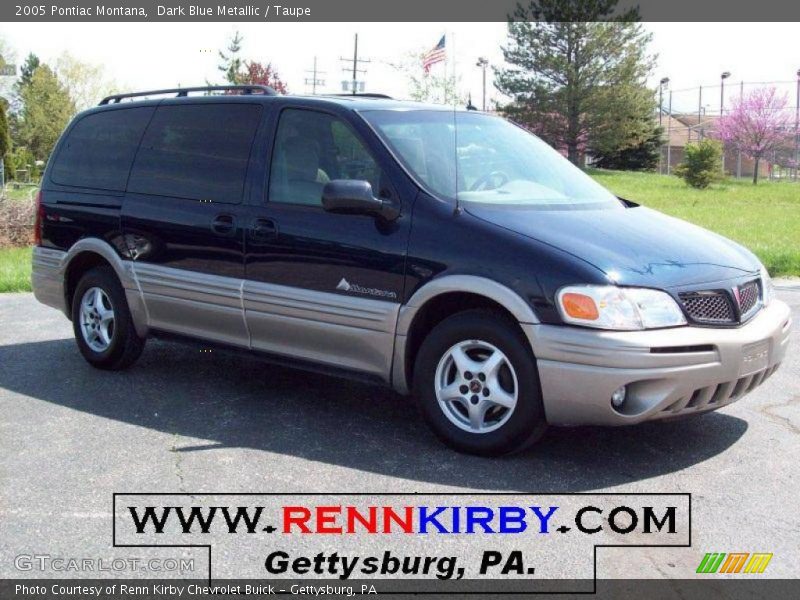 Dark Blue Metallic / Taupe 2005 Pontiac Montana