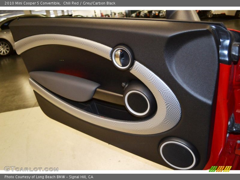 Chili Red / Grey/Carbon Black 2010 Mini Cooper S Convertible