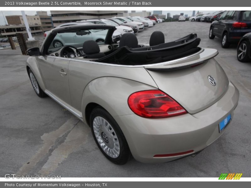 Moonrock Silver Metallic / Titan Black 2013 Volkswagen Beetle 2.5L Convertible