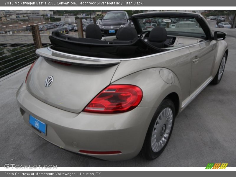 Moonrock Silver Metallic / Titan Black 2013 Volkswagen Beetle 2.5L Convertible