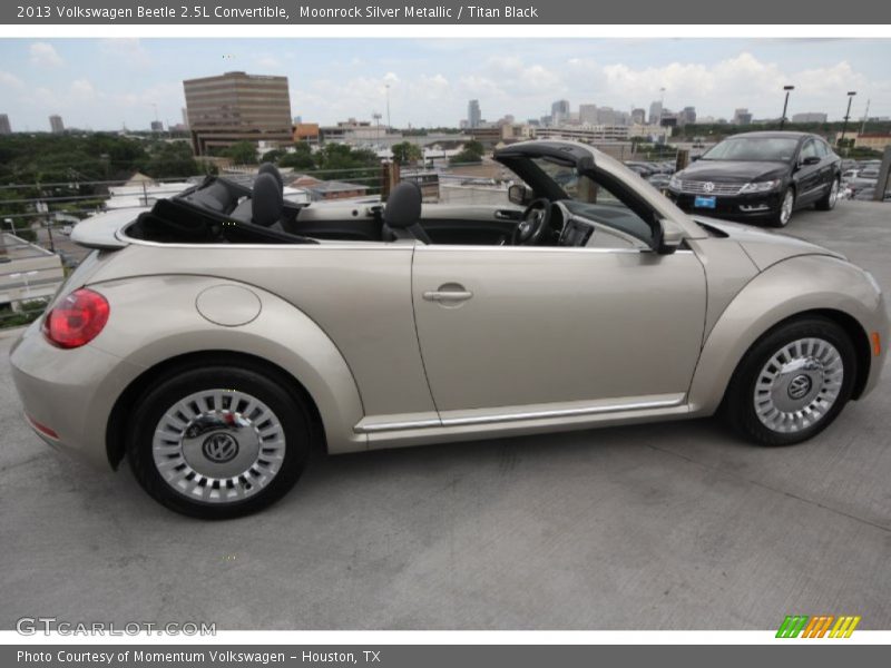 Moonrock Silver Metallic / Titan Black 2013 Volkswagen Beetle 2.5L Convertible