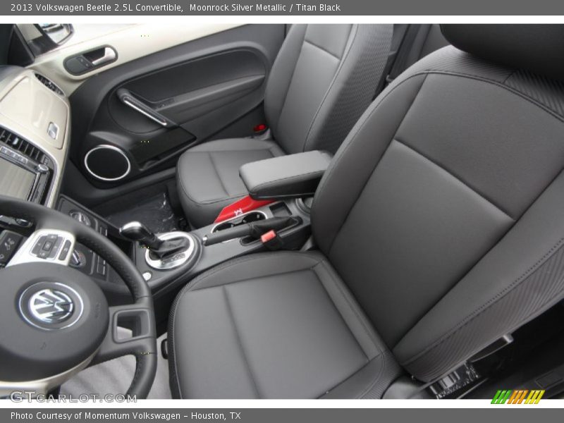 Moonrock Silver Metallic / Titan Black 2013 Volkswagen Beetle 2.5L Convertible