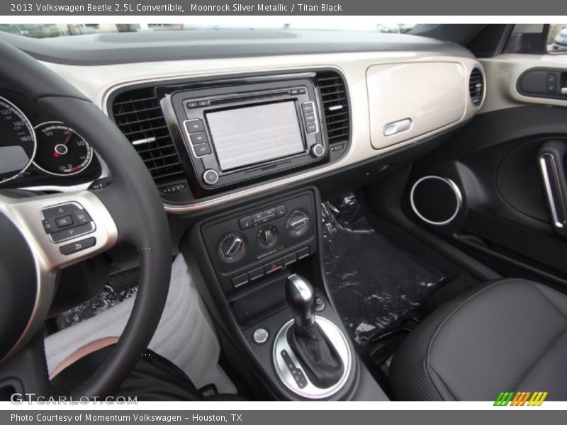Moonrock Silver Metallic / Titan Black 2013 Volkswagen Beetle 2.5L Convertible