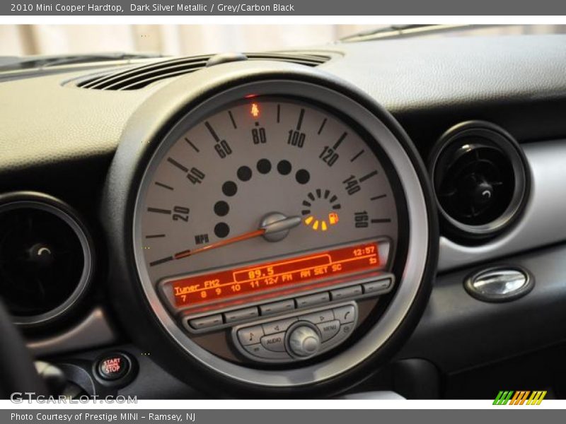 Dark Silver Metallic / Grey/Carbon Black 2010 Mini Cooper Hardtop