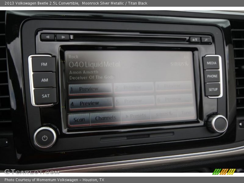 Moonrock Silver Metallic / Titan Black 2013 Volkswagen Beetle 2.5L Convertible