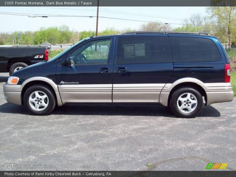 Dark Blue Metallic / Taupe 2005 Pontiac Montana