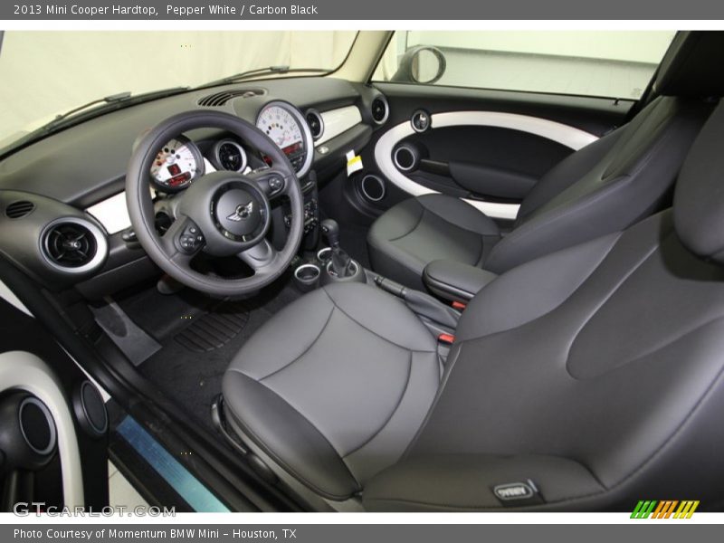 Pepper White / Carbon Black 2013 Mini Cooper Hardtop