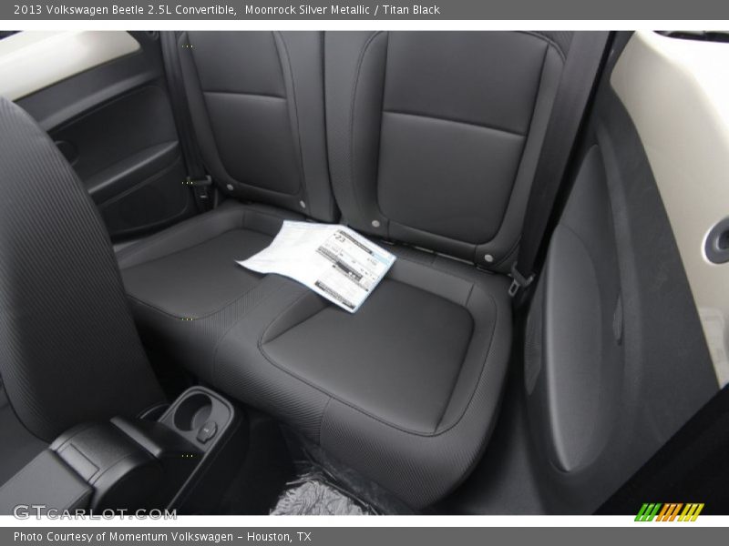 Moonrock Silver Metallic / Titan Black 2013 Volkswagen Beetle 2.5L Convertible