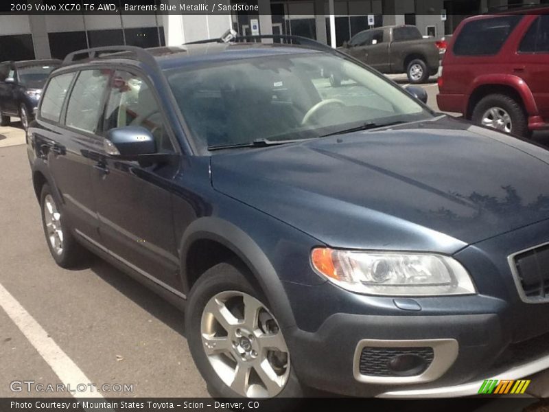 Barrents Blue Metallic / Sandstone 2009 Volvo XC70 T6 AWD