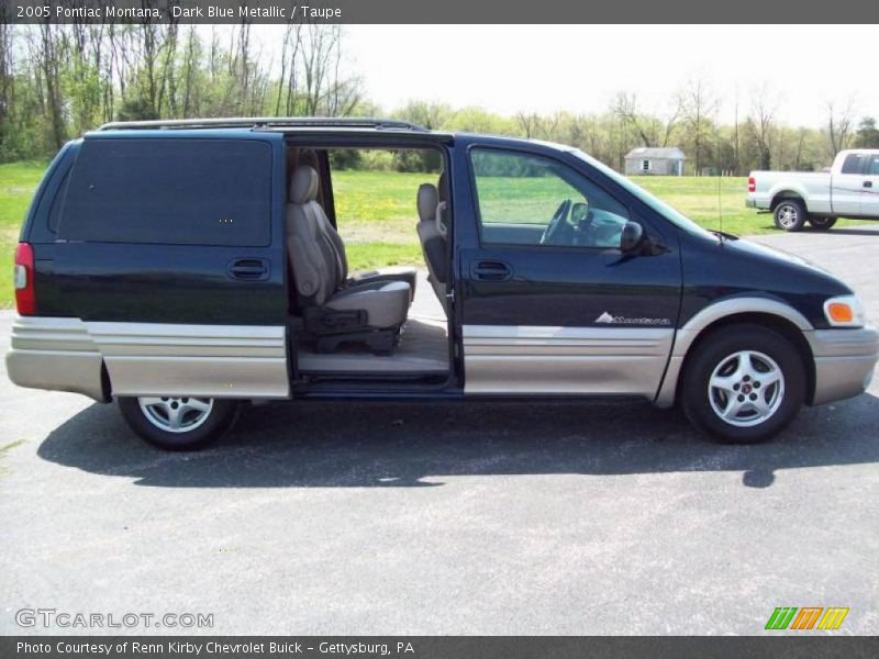 Dark Blue Metallic / Taupe 2005 Pontiac Montana