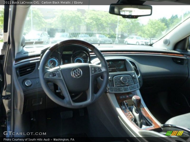 Carbon Black Metallic / Ebony 2011 Buick LaCrosse CXS