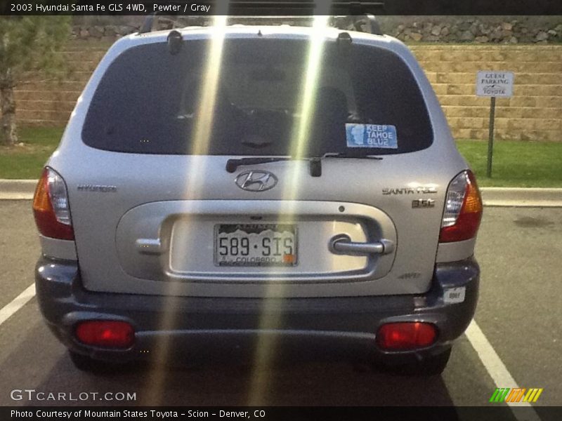 Pewter / Gray 2003 Hyundai Santa Fe GLS 4WD