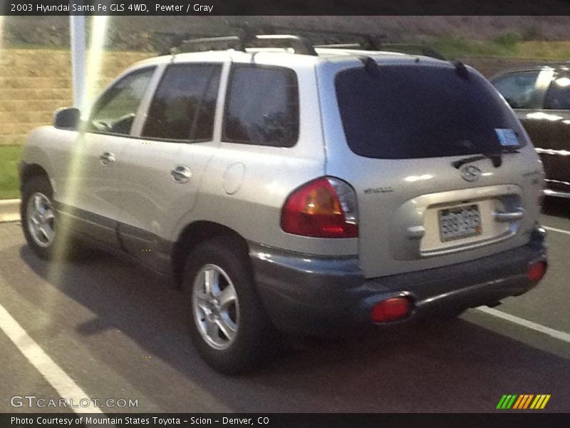 Pewter / Gray 2003 Hyundai Santa Fe GLS 4WD