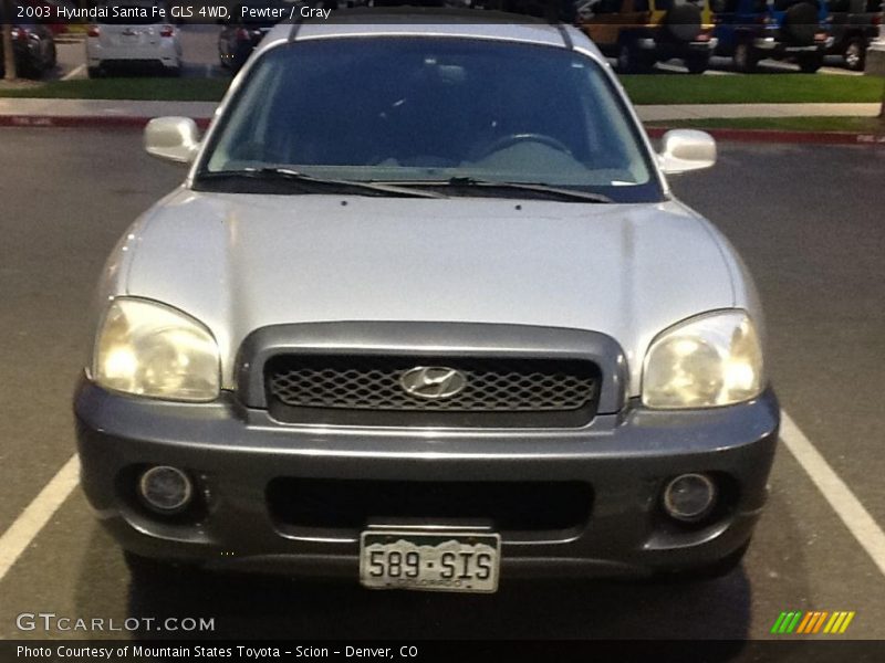 Pewter / Gray 2003 Hyundai Santa Fe GLS 4WD