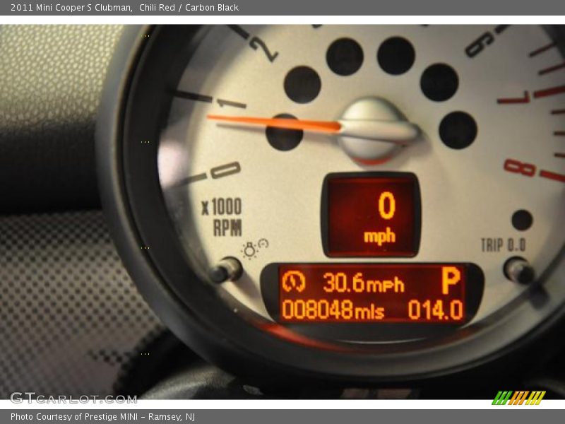 Chili Red / Carbon Black 2011 Mini Cooper S Clubman