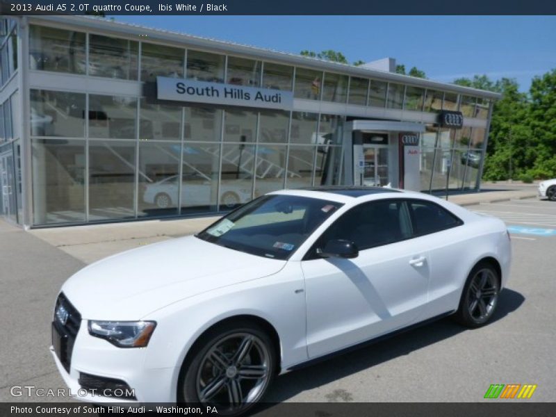 Ibis White / Black 2013 Audi A5 2.0T quattro Coupe