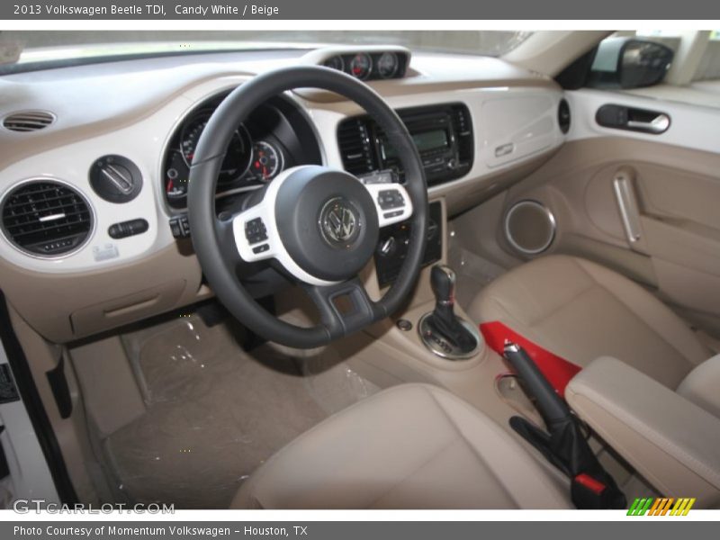 Candy White / Beige 2013 Volkswagen Beetle TDI