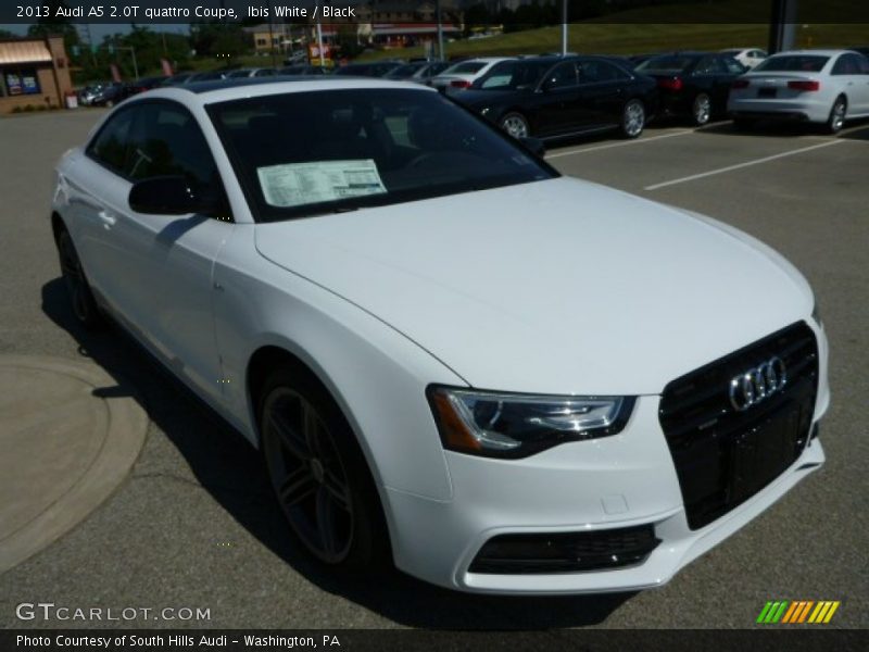 Ibis White / Black 2013 Audi A5 2.0T quattro Coupe