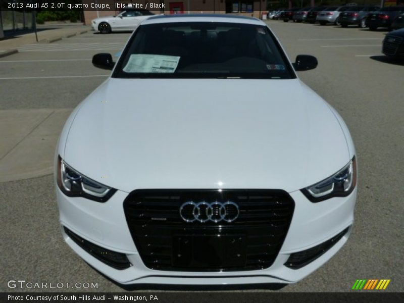 Ibis White / Black 2013 Audi A5 2.0T quattro Coupe