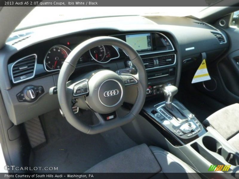Ibis White / Black 2013 Audi A5 2.0T quattro Coupe